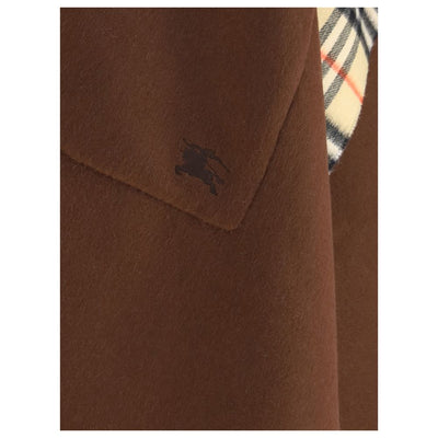 Reversible check wool cashmere Cape