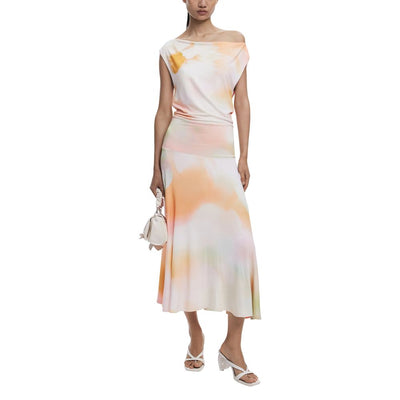 Orange Viscose Dress