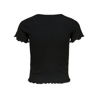 Black Polyester T-Shirt