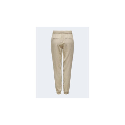 Beige Viscose Pant