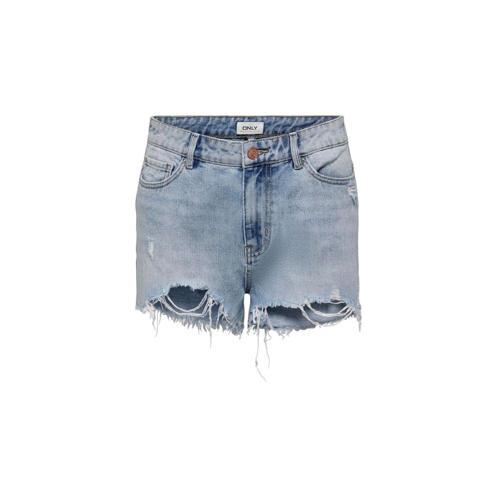 Light Blue Cotton Short
