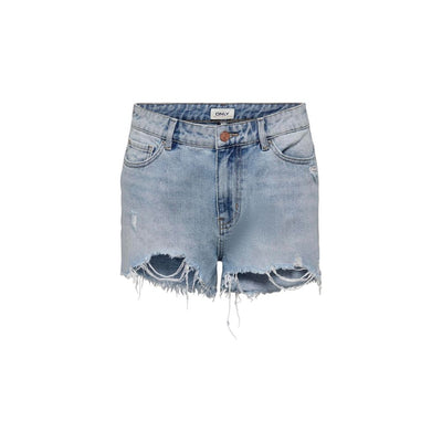 Light Blue Cotton Short