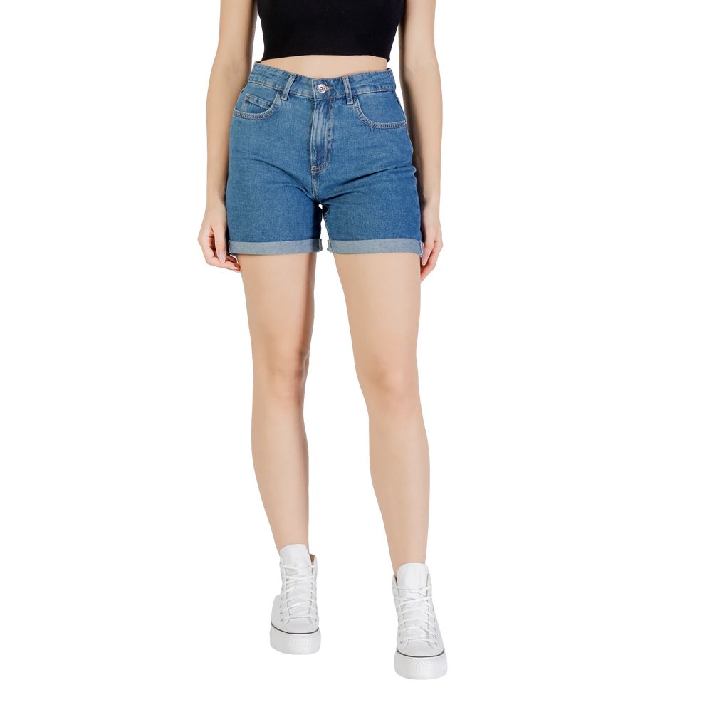 Blue Cotton Short