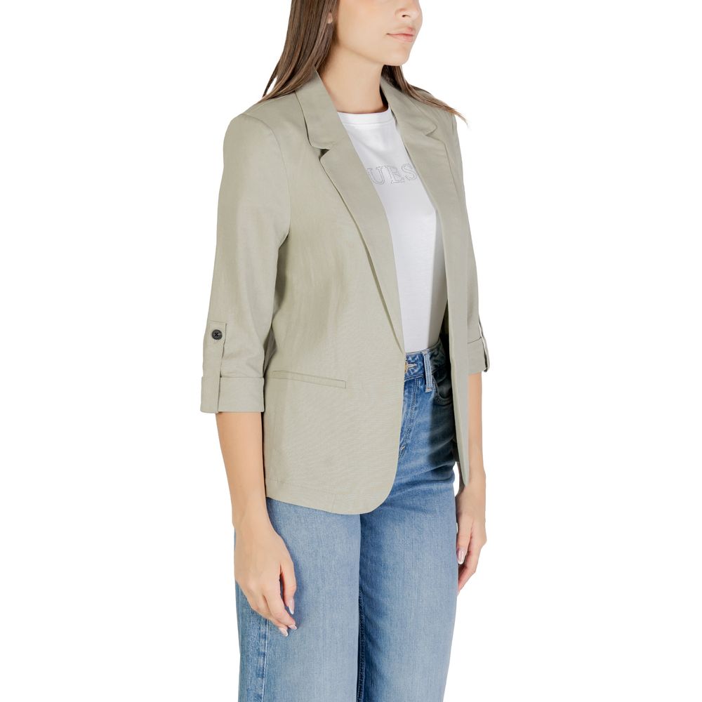 Green Linen Blazer