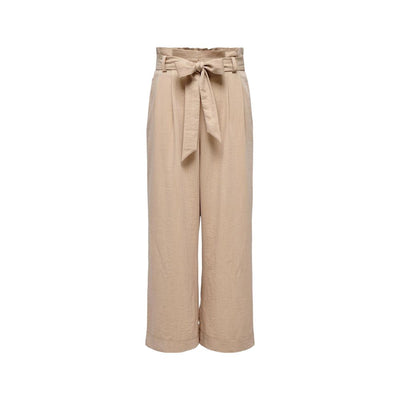 Beige Viscose Pant