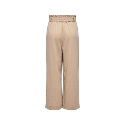 Beige Viscose Pant