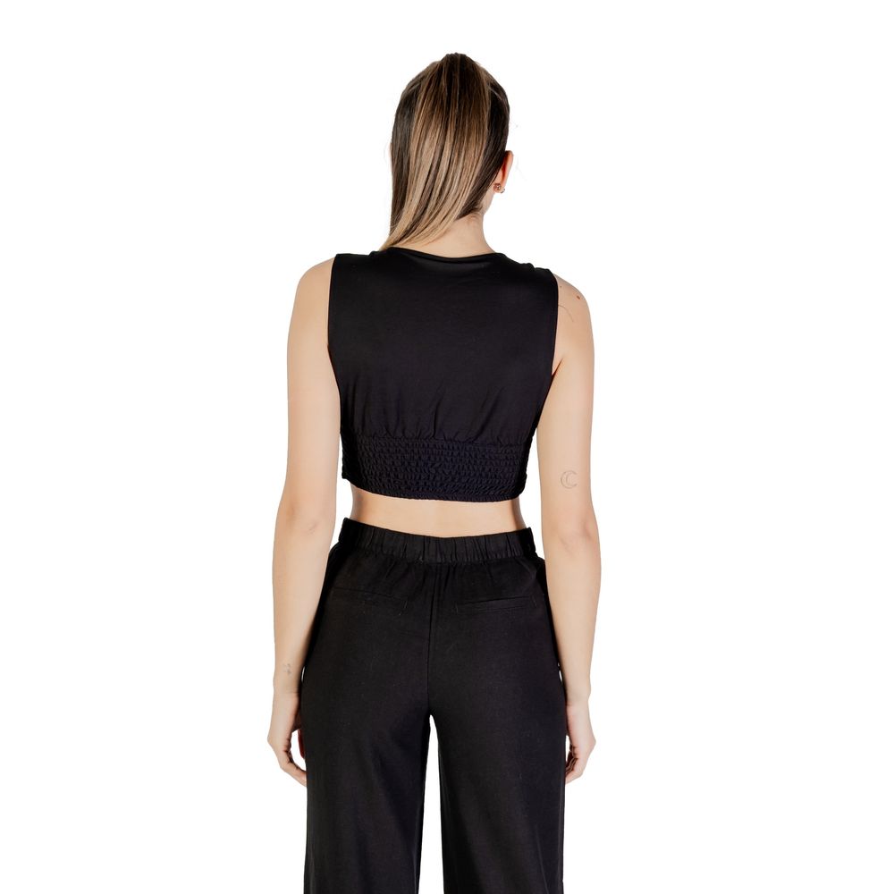 Black Viscose Top