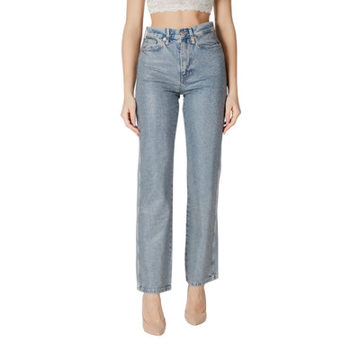 Blue Cotton Mom Jean