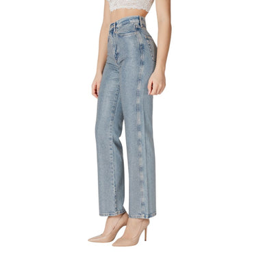 Blue Cotton Mom Jean