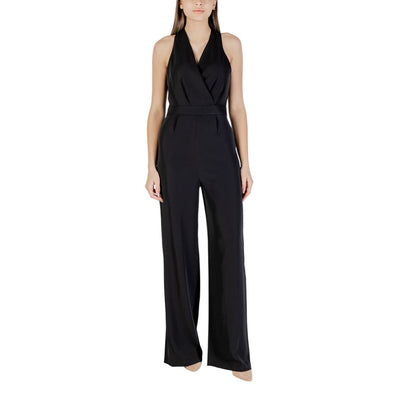 Black Recycled Polyester Jumpsuit