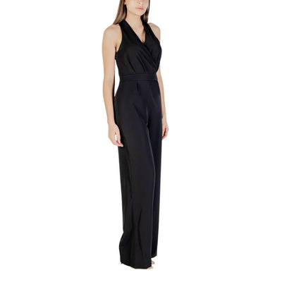 Black Recycled Polyester Jumpsuit