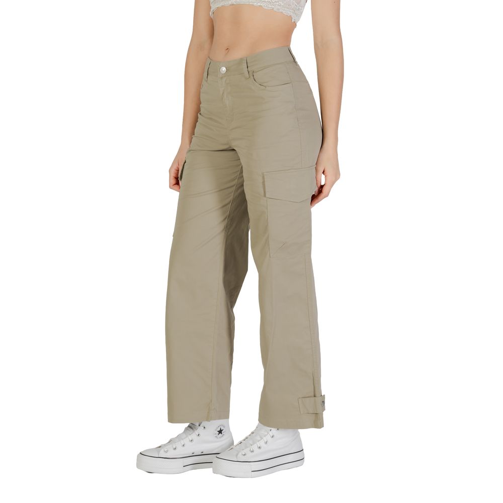 Beige Cotton Pant