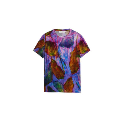 Purple Viscose T-Shirt