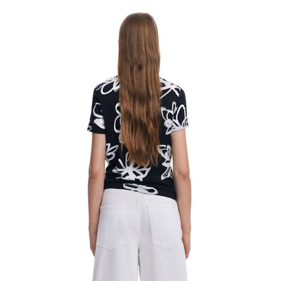 Black Cotton T-Shirt