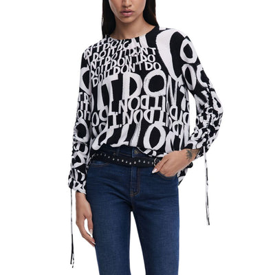 Black Viscose Blouse