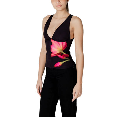 Black Polyester Top
