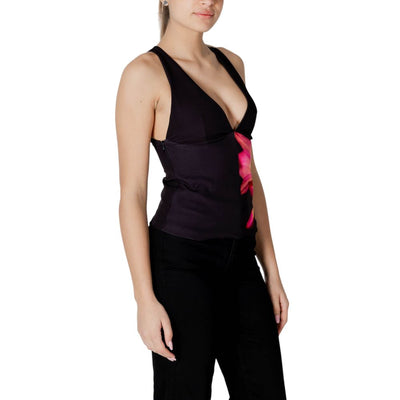 Black Polyester Top