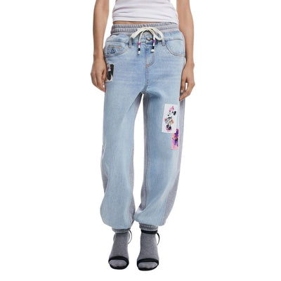 Light Blue Cotton Boyfriend Jean