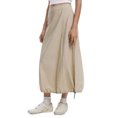 Beige Cotton Long