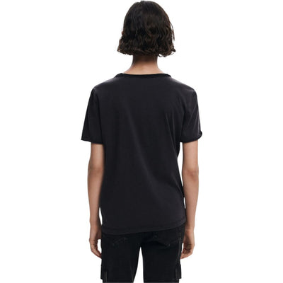 Black Cotton T-Shirt