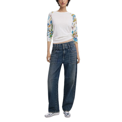 White Viscose Sportswear
