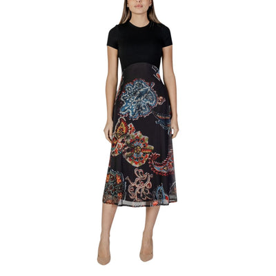 Black Viscose Long