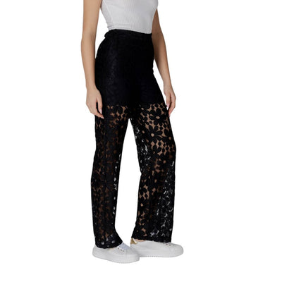 Black Polyester Pant