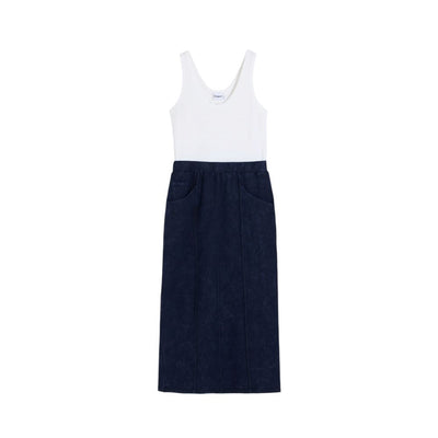 Blue Cotton Long