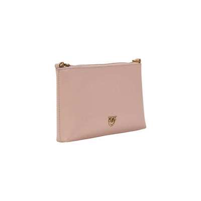 Pink Leather Clutch Bag