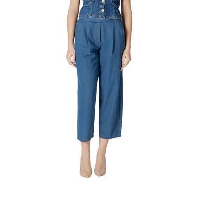Blue Cotton Jeans Denim