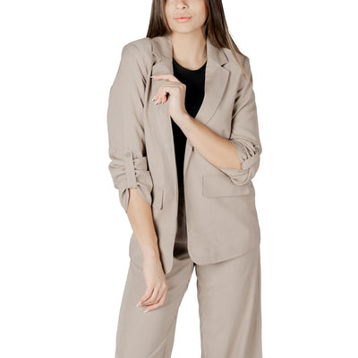 Beige Viscose Blazer