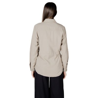 Beige Viscose Shirt