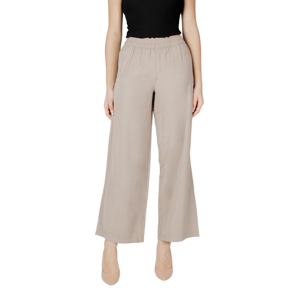 Beige Viscose Pant