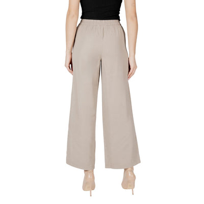 Beige Viscose Pant