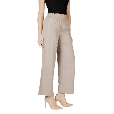 Beige Viscose Pant
