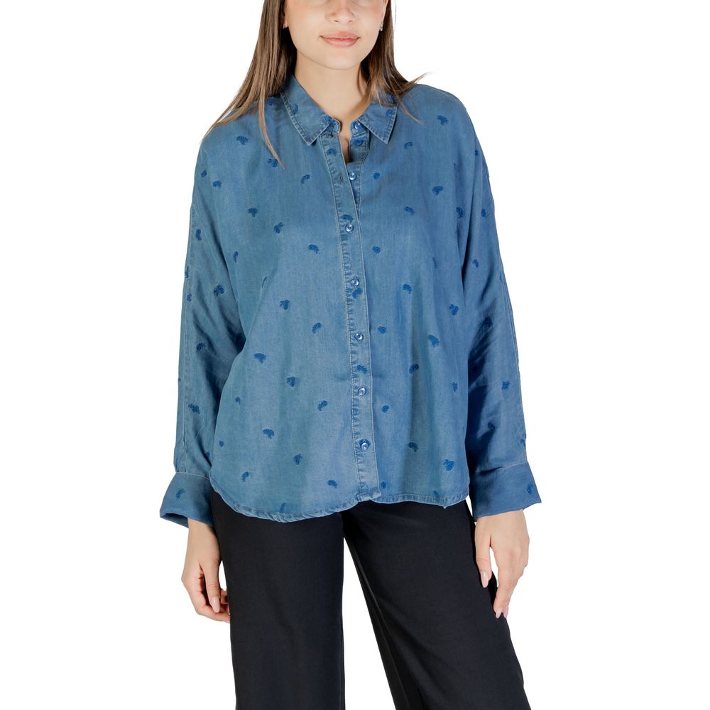Blue Tencel Shirt