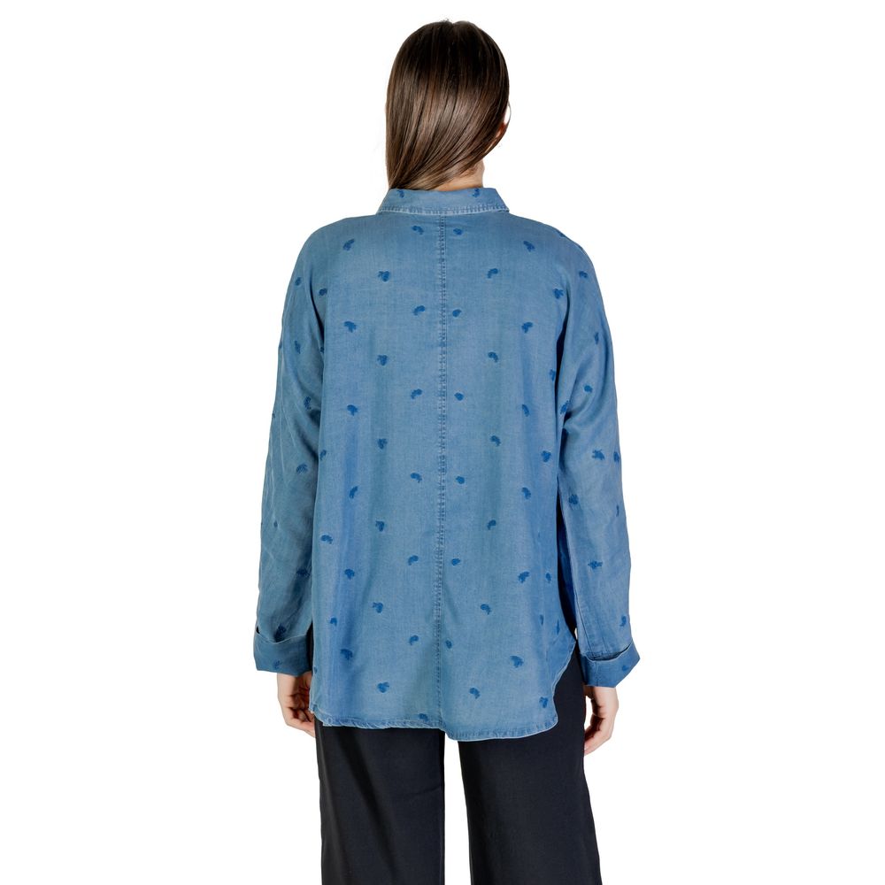 Blue Tencel Shirt