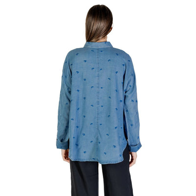 Blue Tencel Shirt