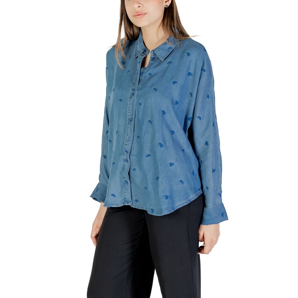 Blue Tencel Shirt