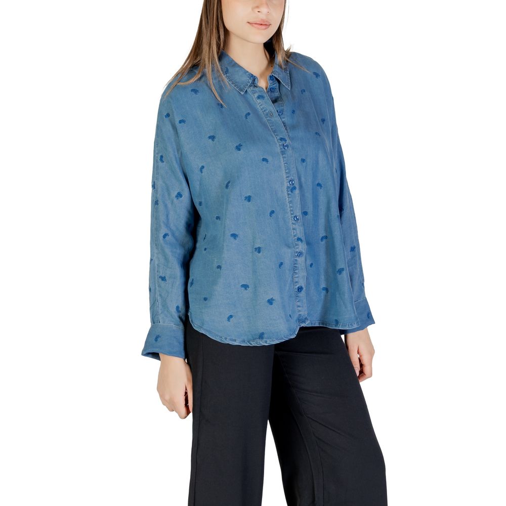 Blue Tencel Shirt