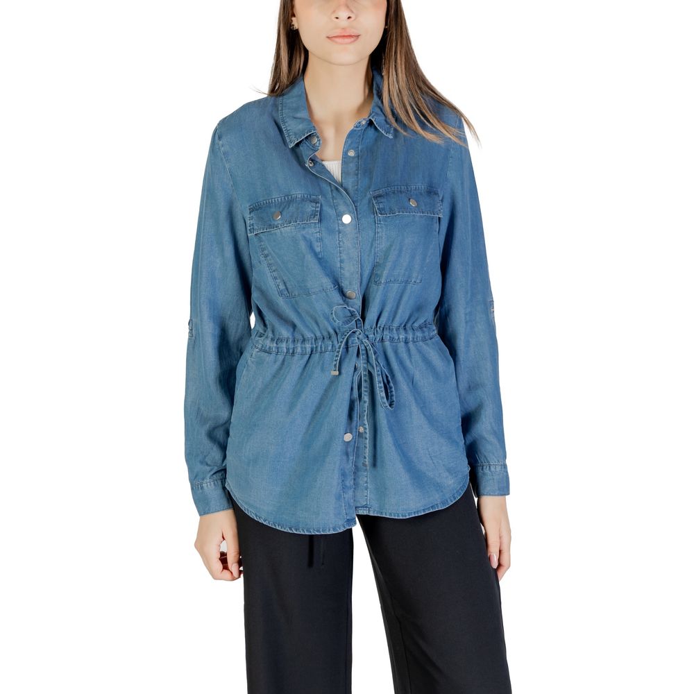 Blue Tencel Shirt