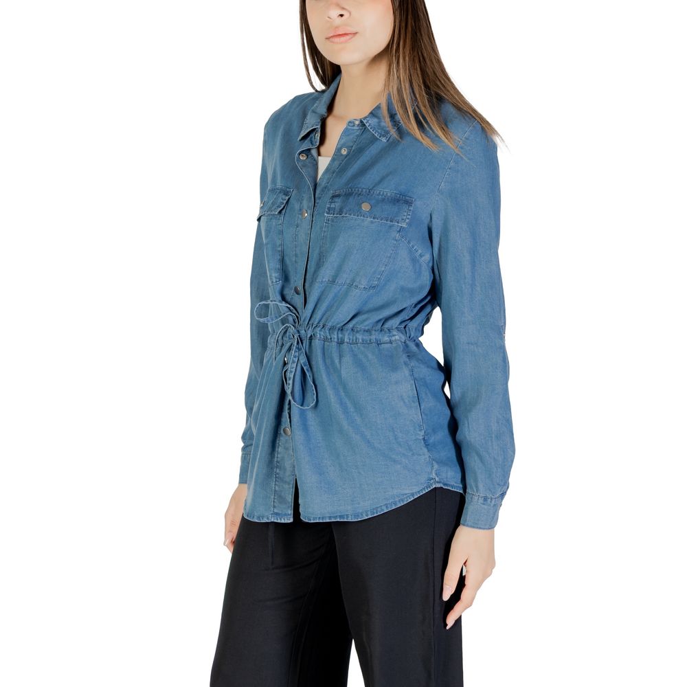 Blue Tencel Shirt
