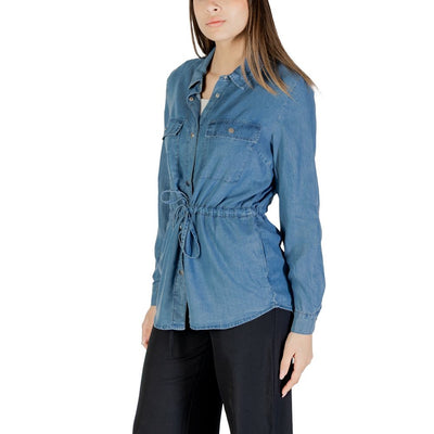 Blue Tencel Shirt