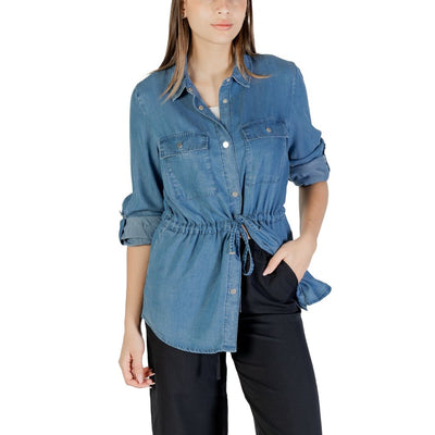 Blue Tencel Shirt