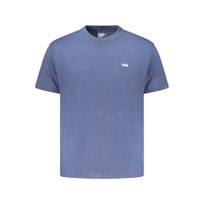 Blue Cotton Men T-Shirt