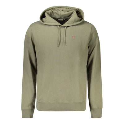 Green Cotton Men Sweater