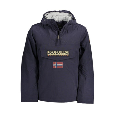 Blue Polyamide Jackets & Coat