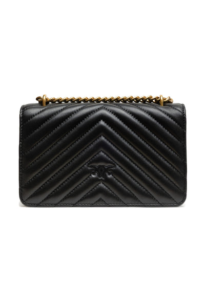 Black Mini Love Bag One Chevron