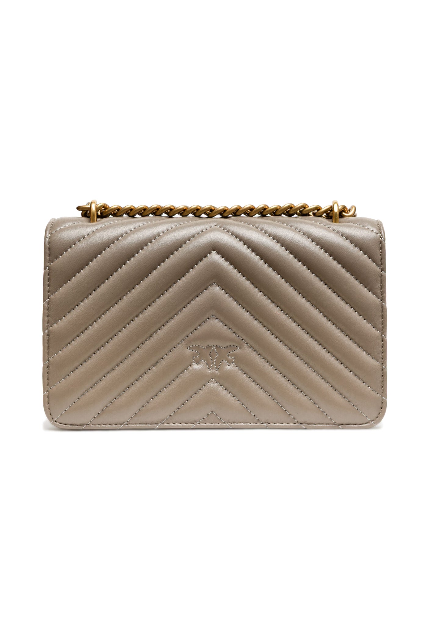 Grey Mini Love Bag One Chevron
