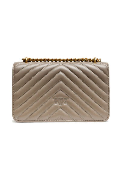 Grey Mini Love Bag One Chevron